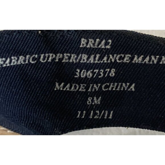 Liz Claiborne bria2 womens size 8M Blue White Striped Espadrille Wedges shoes - Picture 7 of 7